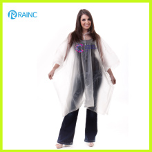 Transparent Deluxe PVC Rain Poncho